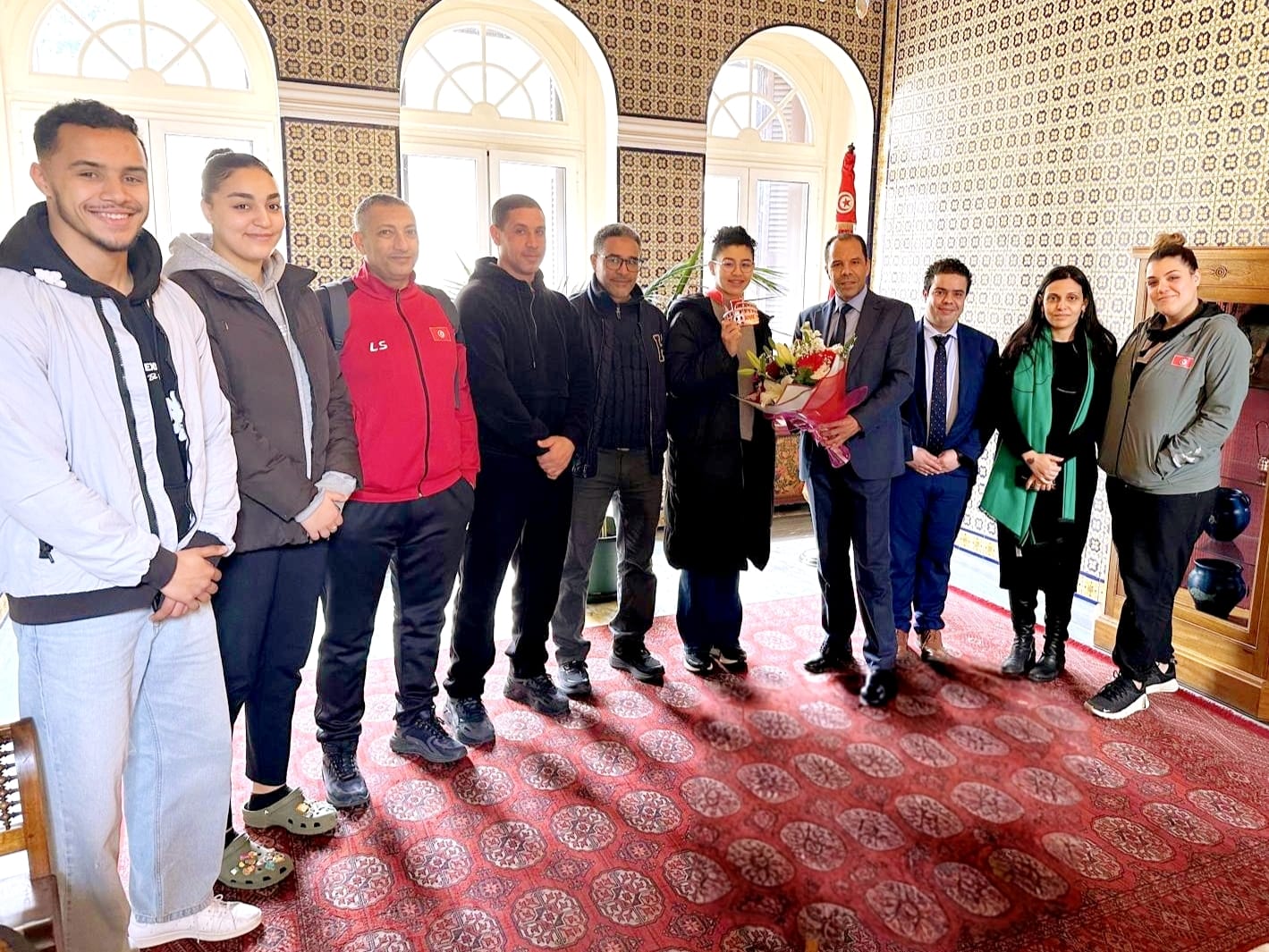 L'ambassade de Tunisie rend hommage à nos champions