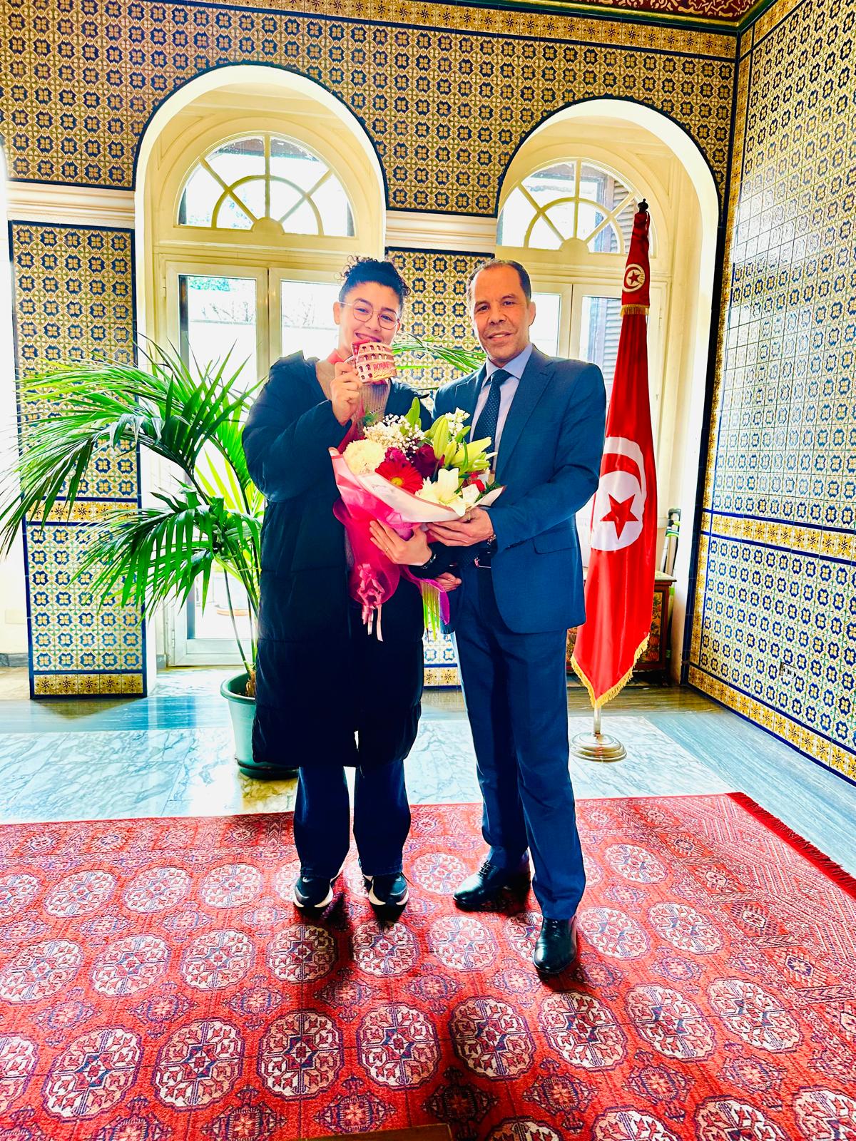 L'ambassade de Tunisie rend hommage à nos champions